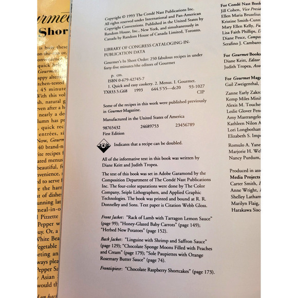 Better Homes and Gardens New Cookbook‎ and Gourmet, In Short Order Recipes - Picture 14 of 16